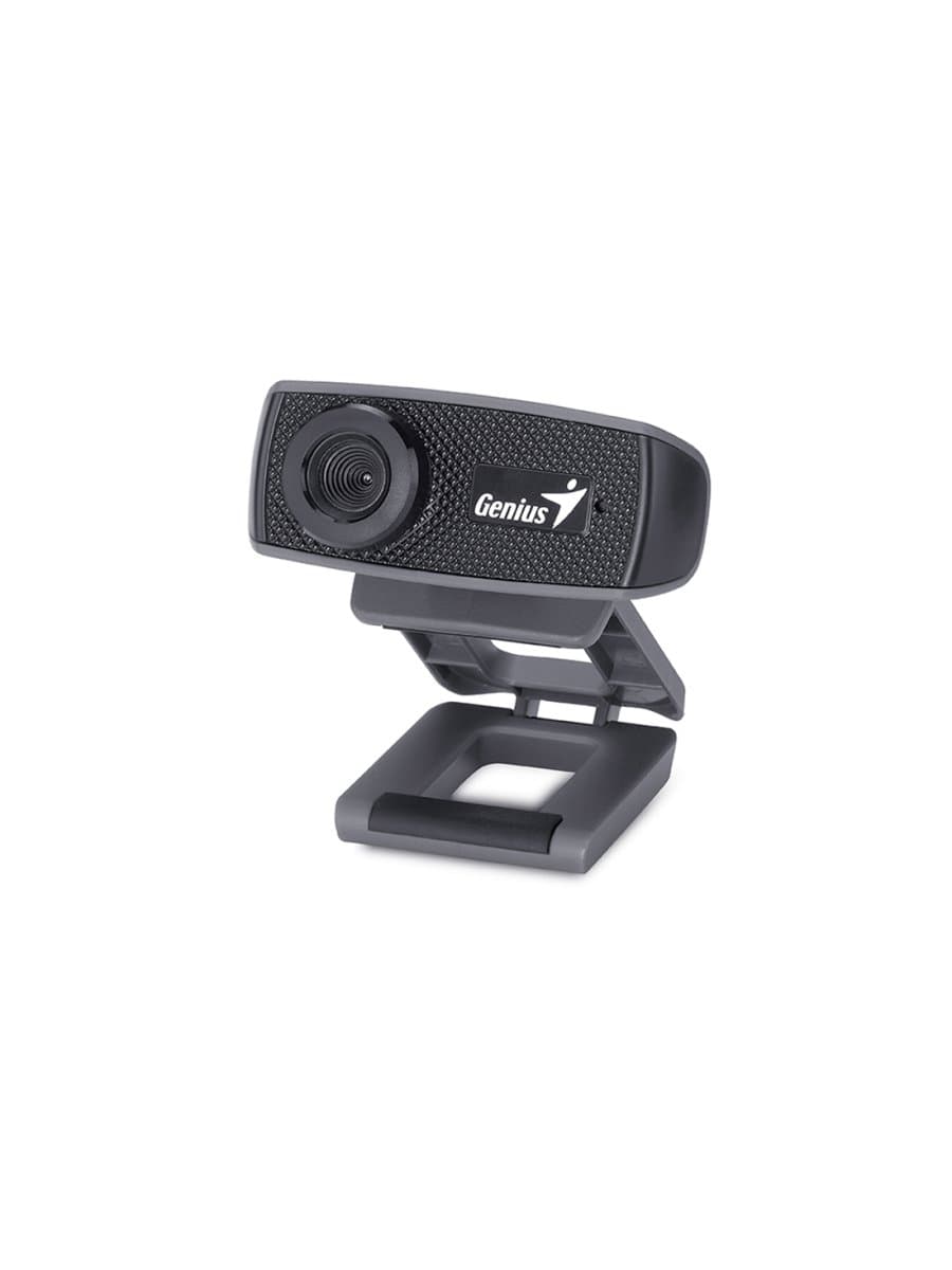 Веб-Камера Genius FaceCam 1000X, USB 2.0, 1280x720, 1.0Mpx, Микрофон, Крепление: зажим, Чёрный