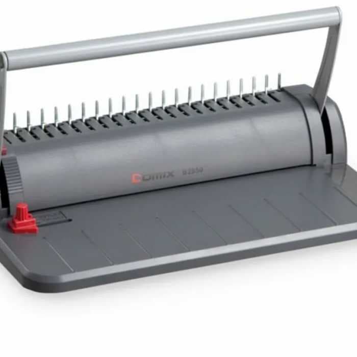 Переплётная машина COMIX B2950, на пластиковую пружину, 150л./20мм., Серый