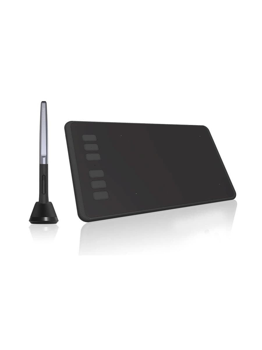 Графический планшет Huion H640P, Разрешение 5080 lpi, Чувствительность к нажатию 8192, Интерфейс USB, Рабочая область 160*100 мм. (6,3"х 3,9"), Чёрный