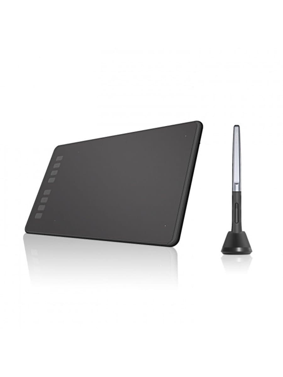 Графический планшет Huion H950P, Разрешение 5080 lpi, Чувствительность к нажатию 8192, Интерфейс USB, Рабочая область 221*138 мм. (8,7"х5,4"), Чёрный