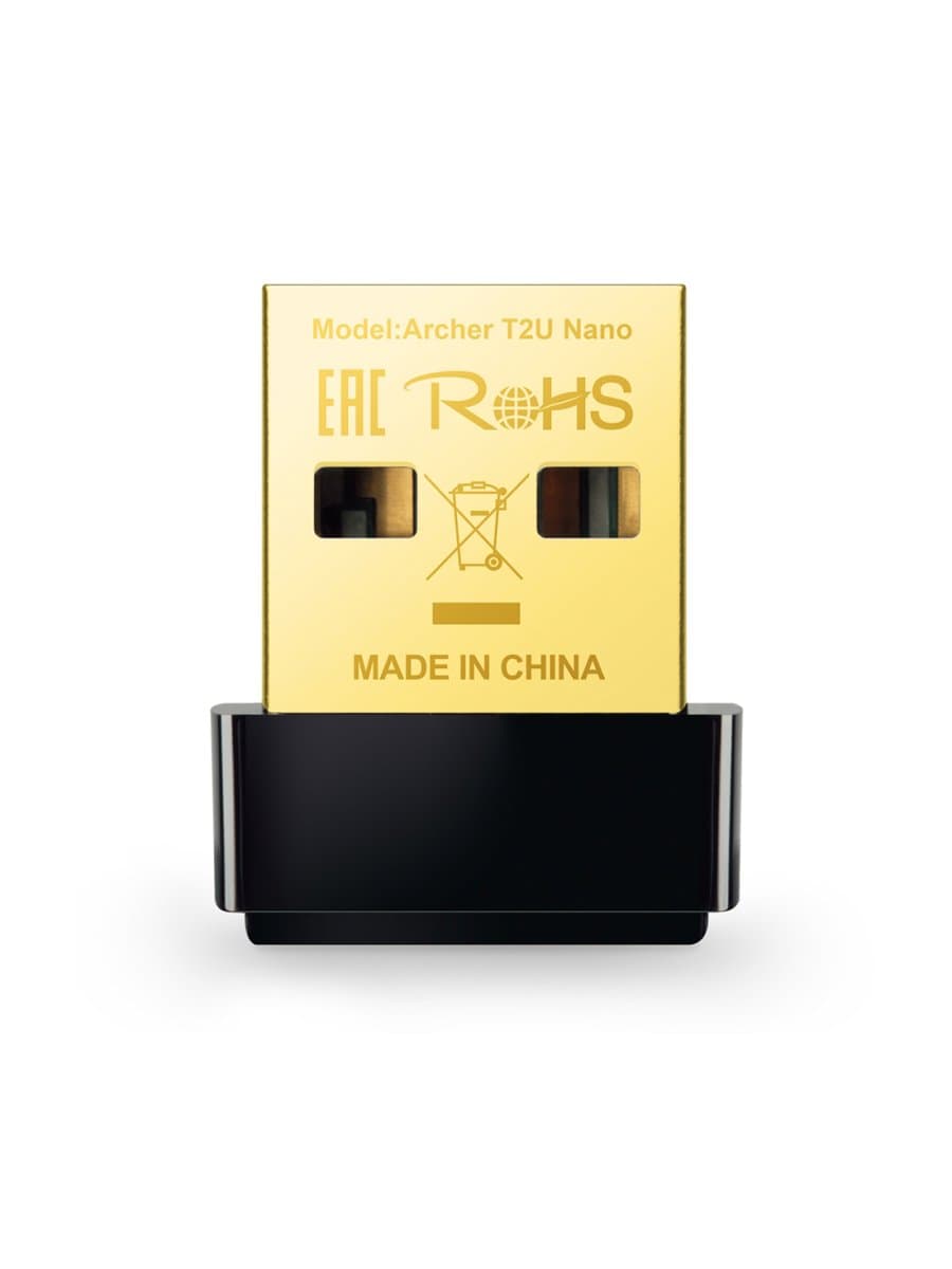 USB-адаптер TP-Link Archer T2U Nano, 2.4/5 ГГц, 633M, USB 2.0