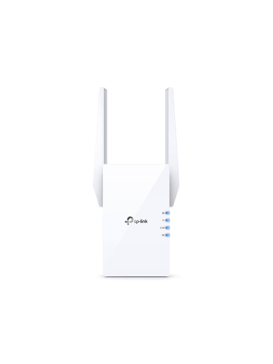 Усилитель Wi-Fi сигнала TP-Link RE505X, 802.11a/b/g/n/ac/ax, AX1500, 2 внешние антенны, 1 порт 10/100/1000T