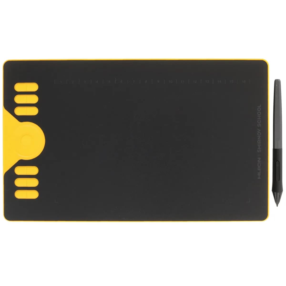 Графический планшет Huion HS610, Разрешение 5080 lpi, Чувствительность к нажатию 8192, Интерфейс USB, Рабочая область 254*158,8 мм. (10"x6,25"), Чёрный