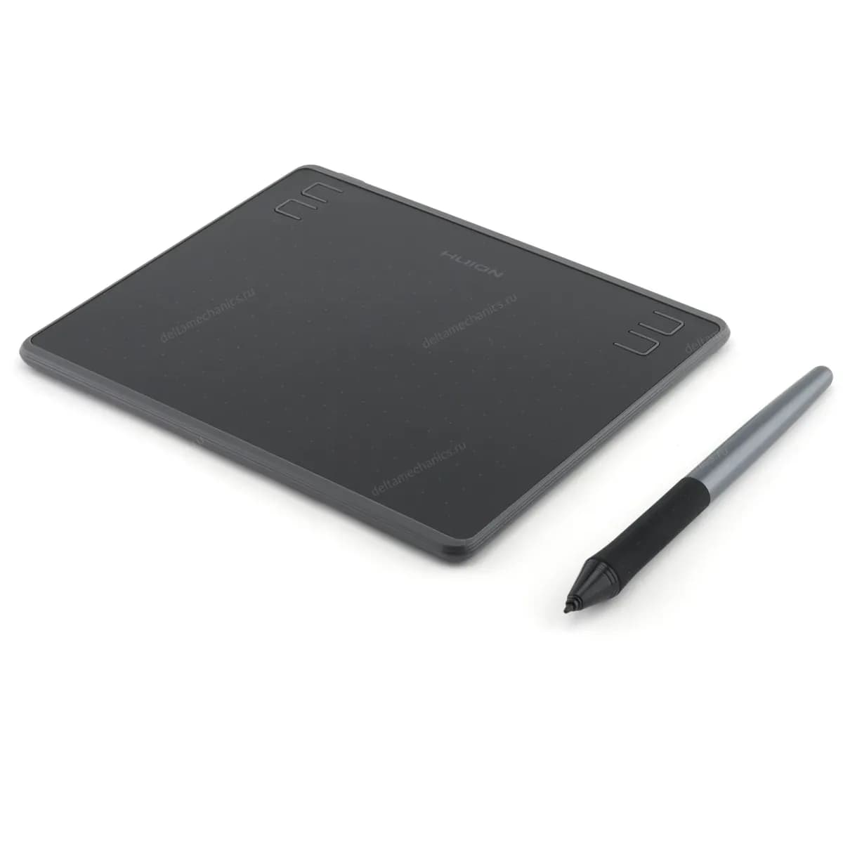 Графический планшет Huion HS64, Разрешение 5080 lpi, Чувствительность к нажатию 8192, Интерфейс USB, Рабочая область 160 x 102 мм. (6.3"х 4"), Чёрный