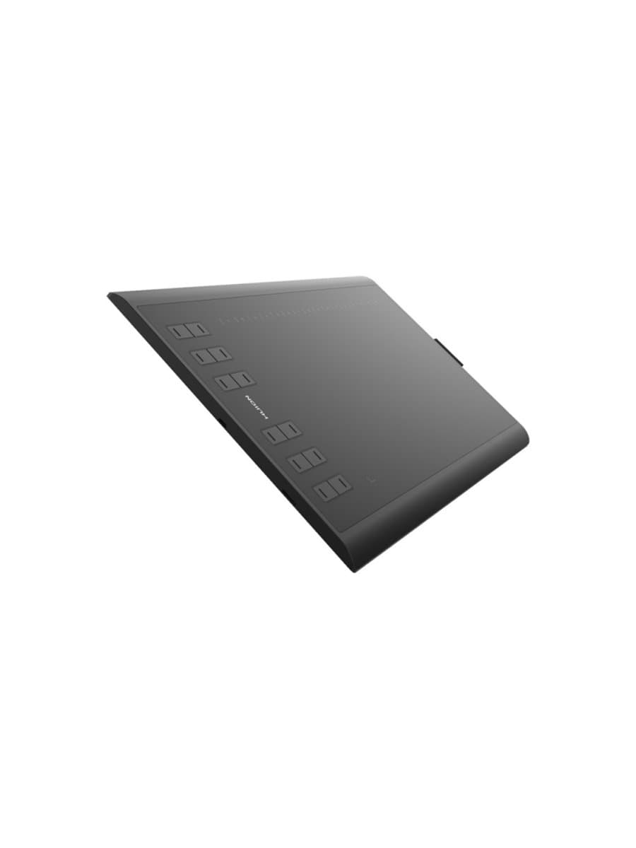 Графический планшет Huion H1060P, Разрешение 5080 lpi, Чувствительность к нажатию 8192, Интерфейс USB, Рабочая область 254x158.8 мм. (11"х 6.875"), Чёрный