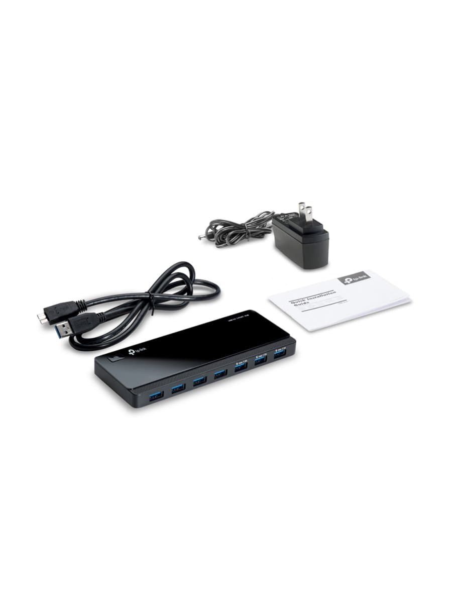 Концентратор USB TP-Link UH700, 7-портовый концентратор USB 3.0,1 порт micro USB, тип B