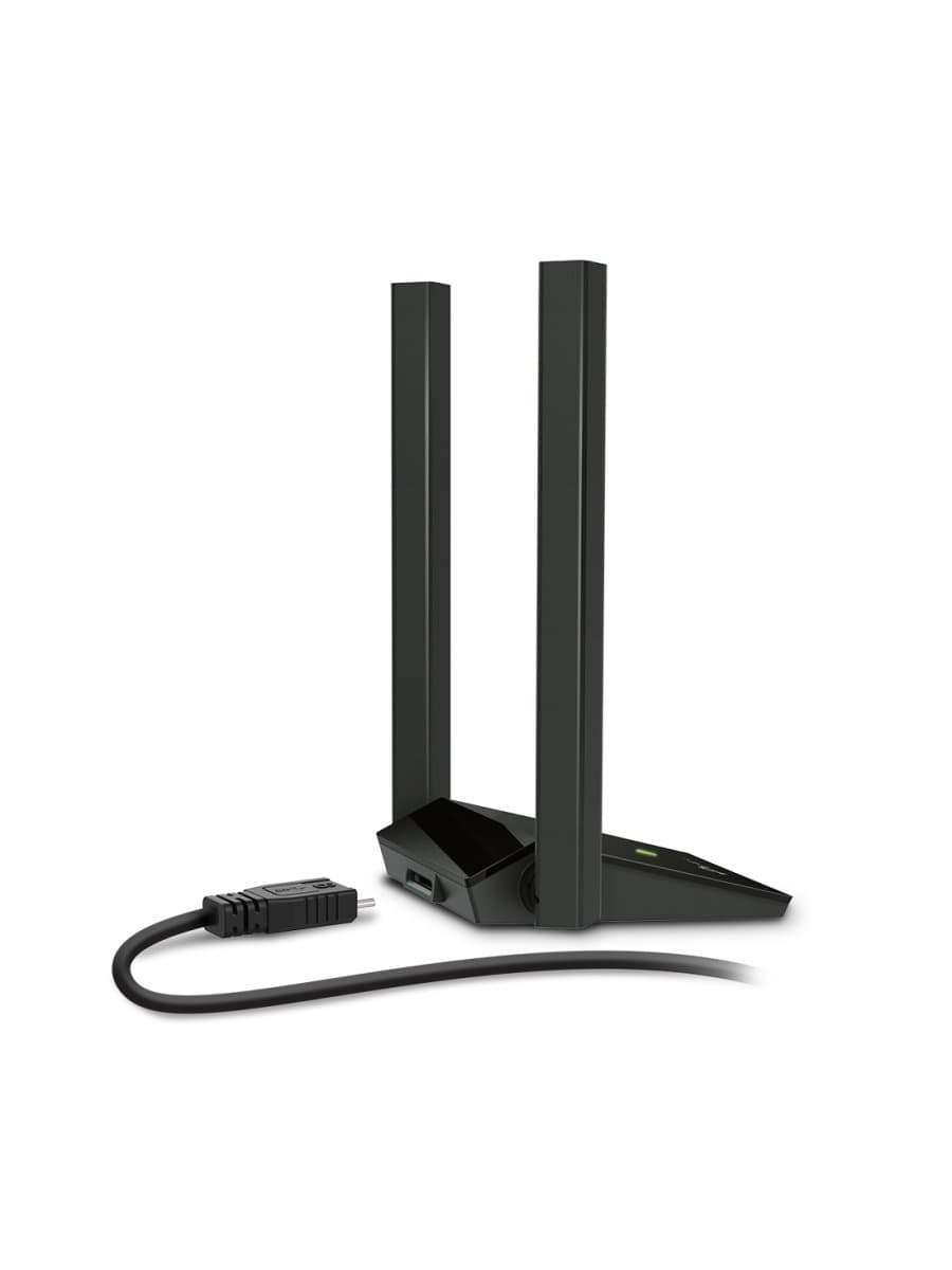 USB-адаптер TP-Link Archer T4U Plus, 802.11b/g/n 2,4 ГГц, 802.11a/n/ac 5 ГГц, 5 ГГц:11ac: до 867 Мбит/с, 2,4 ГГц: 11n: до 400 Мбит/с, USB 3.0, 2 внешние антенны 5 дБи