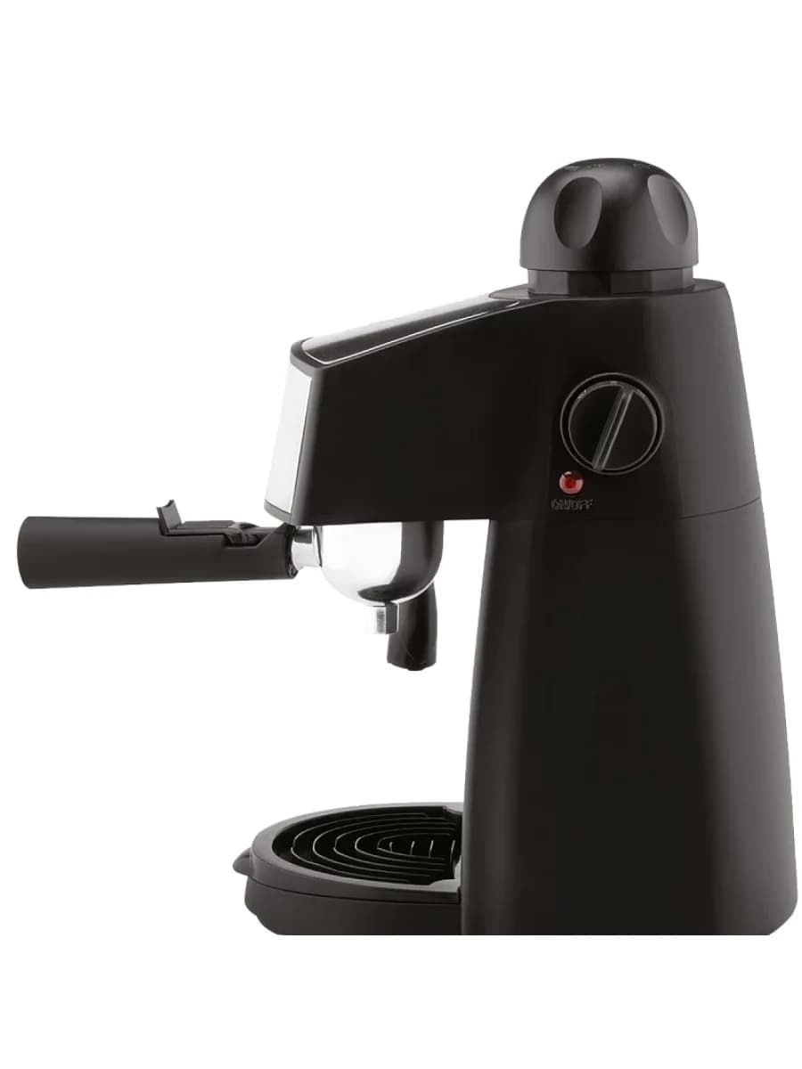 Кофеварка рожковая Scarlett SC-CM33004, Давление 3.5 бар, Объем 240 мл, Съемный многоразовый фильтр, мощность 800 Вт, Длина шнура 0.8м, Черный