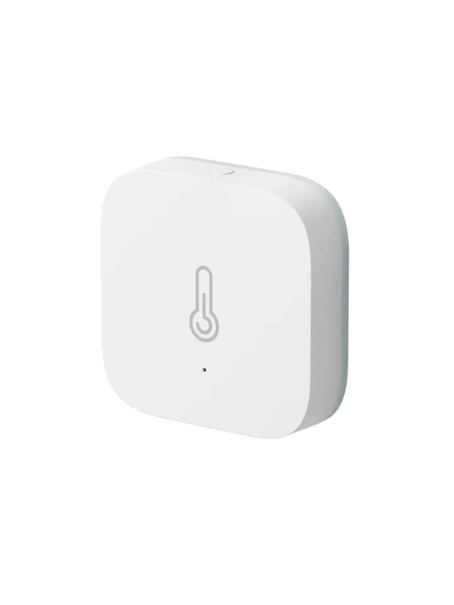 Датчик температуры и влажности Яндекс YNDX-00523 с Zigbee, 3 Вт, 2400 – 2483,5 МГц, CR2032, Экосистема Яндекс, белая