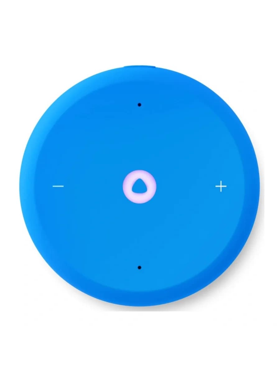 Умная колонка Яндекс YNDX-00026BLU, Яндекс Станция Лайт Второе поколение, YaGPT, 6Вт, 2 микрофона, USB TYPE-C, Синий
