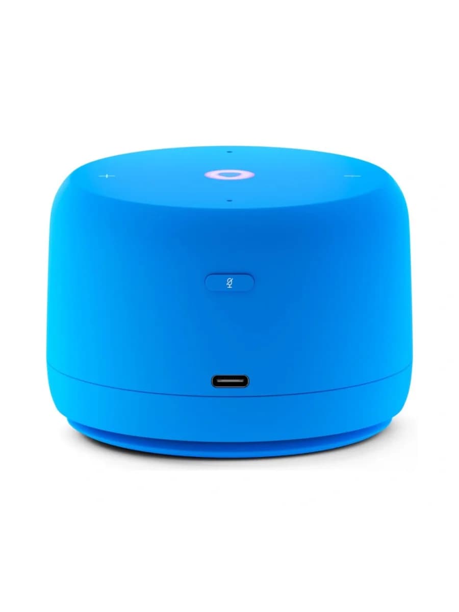 Умная колонка Яндекс YNDX-00026BLU, Яндекс Станция Лайт Второе поколение, YaGPT, 6Вт, 2 микрофона, USB TYPE-C, Синий
