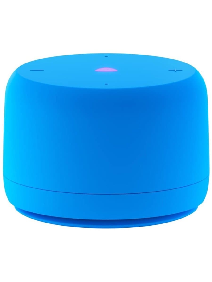 Умная колонка Яндекс YNDX-00028BLU, Яндекс Станция Лайт 2 с Алисой без часов, 6Вт, 2 микрофона, 120-16 000 Гц, Wi-Fi (2,4–5 ГГц), Bluetooth 5.0, Синий