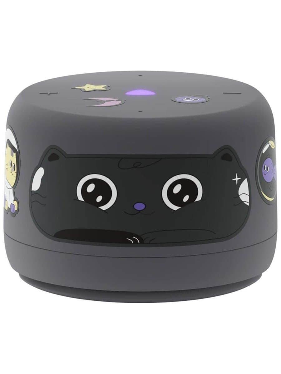 Умная колонка Яндекс YNDX-00028GRY, Яндекс Станция Лайт 2 с Алисой без часов, 6Вт, 2 микрофона, 120-16 000 Гц, Wi-Fi (2,4–5 ГГц), Bluetooth 5.0, Графит