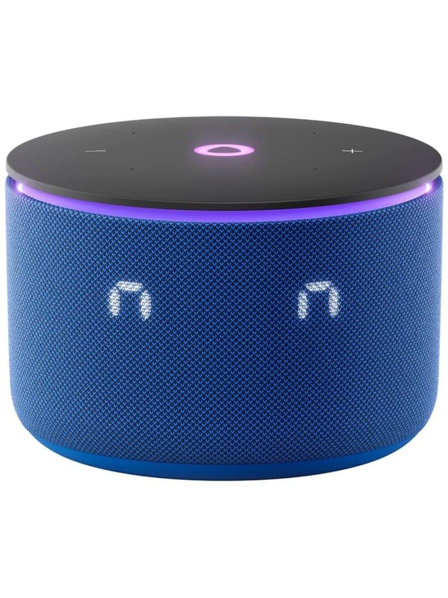 Умная колонка Яндекс YNDX-00059BLU, Яндекс Станция Мини 3 Про, 18Вт, 3 микрофона, 90 - 16 000 Гц, Wi-Fi (2,4–5 ГГц), Синий