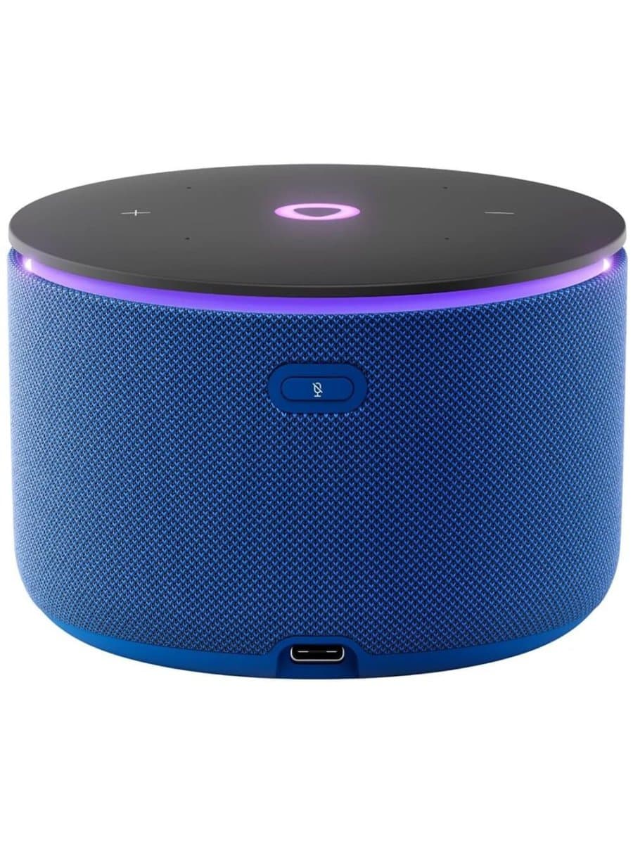 Умная колонка Яндекс YNDX-00059BLU, Яндекс Станция Мини 3 Про, 18Вт, 3 микрофона, 90 - 16 000 Гц, Wi-Fi (2,4–5 ГГц), Синий