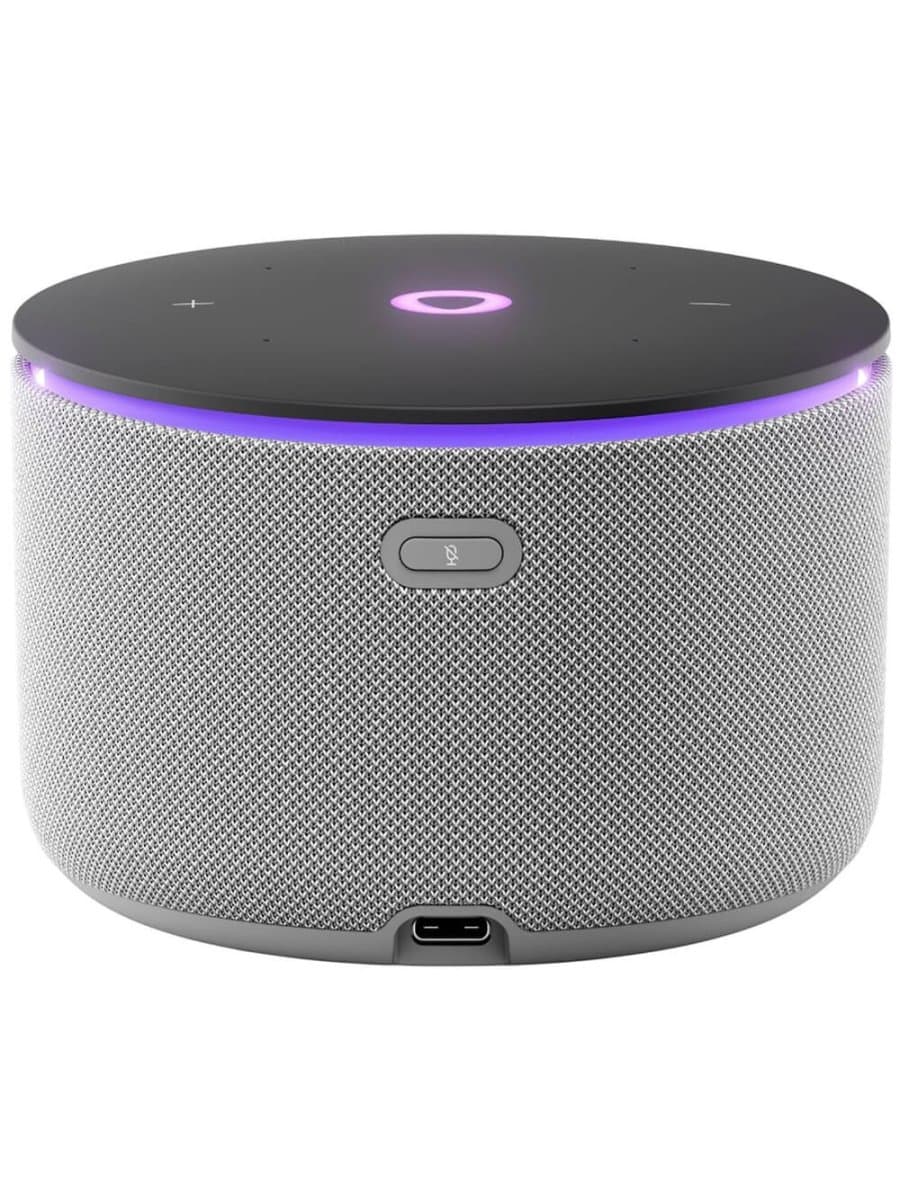 Умная колонка Яндекс YNDX-00059GRY, Яндекс Станция Мини 3 Про, 18Вт, 3 микрофона, 90 - 16 000 Гц, Wi-Fi (2,4–5 ГГц), Серый