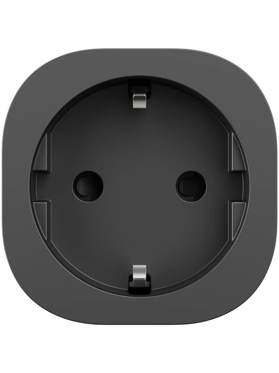 Умная розетка Яндекс YNDX-00540BLK, 220-240 Вт, 50 Гц, Wi-Fi(2,4 ГГц), Bluetooth 5.0, Экосистема Яндекс, черная