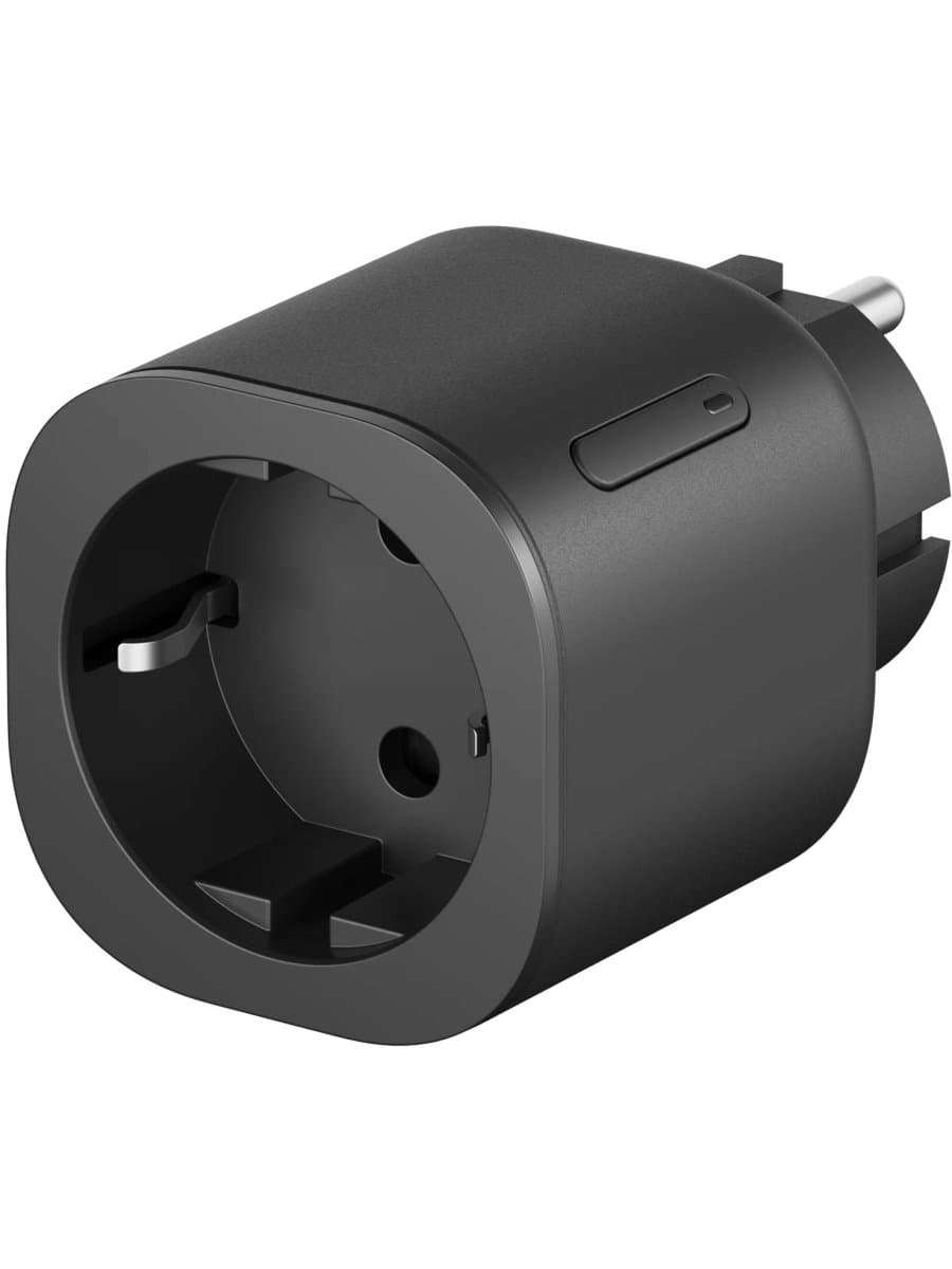 Умная розетка Яндекс YNDX-00540BLK, 220-240 Вт, 50 Гц, Wi-Fi(2,4 ГГц), Bluetooth 5.0, Экосистема Яндекс, черная