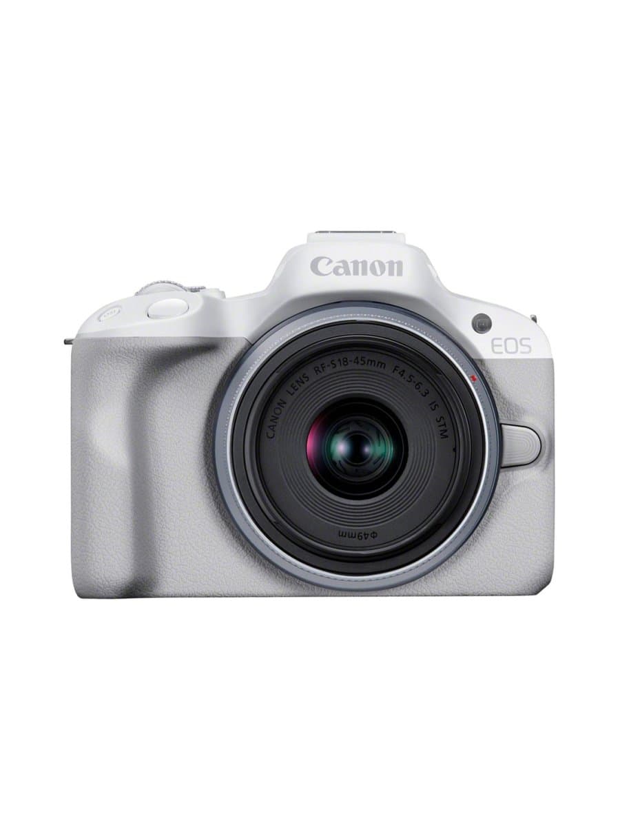 Цифровой фотоаппарат CANON EOS R50, + RF-S 18-45 mm IS STM, White, 5812C030