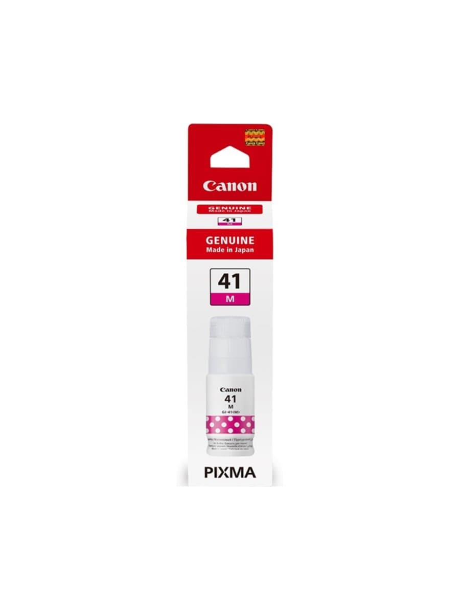 Чернила Canon INK GI-41 Magenta, 4544C001AA, для PIXMA G1430/G2430/G2470/G3430/G3470/G4470, 70 мл, 7 700 стр. (A4)