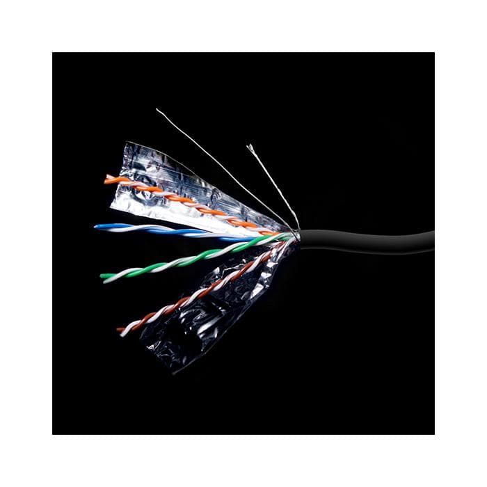 Кабель сетевой SHIP D146-P, Cat.5e, FTP, 30В, 4x2x1/0.51мм, РЕ, 305 м/б (Для внешней прокладки)