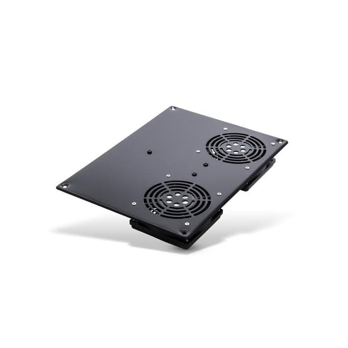 Вентиляторная панель SHIP 700402112, 2 x 12 см, Питание 220V, Чёрный
