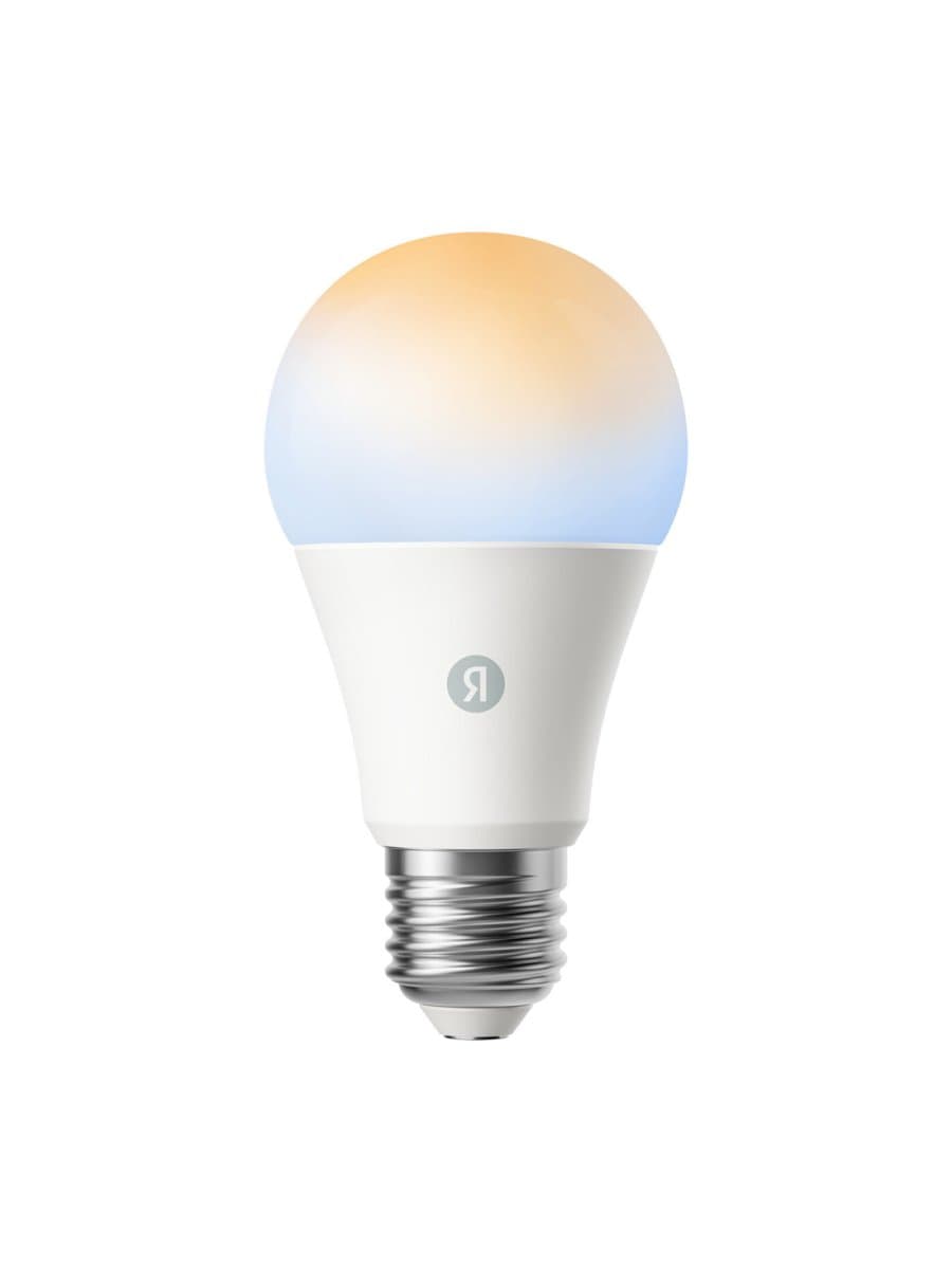 Умная   лампочка   Яндекс   YNDX-00551,   E27,   9   Вт,   806   лм,   2700-6500   К,   Wi-Fi(2,4   ГГц), Экосистема Яндекс, белый
