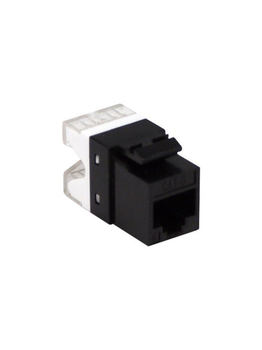 Модуль для информационной розетки SHIP M255-1, Cat.6, RJ-45, UTP, Чёрный
