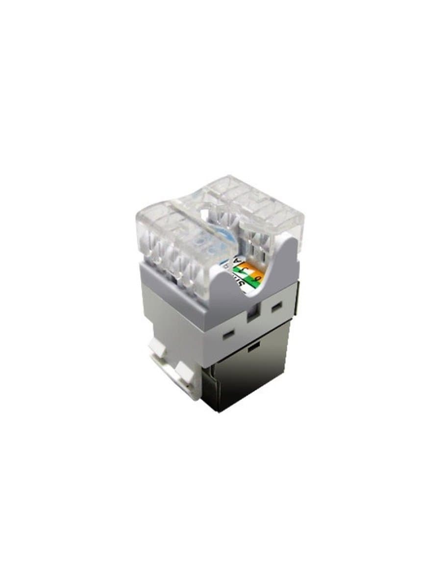Модуль для информационной розетки SHIP M257, Cat.6, RJ-45, FTP (Экранированный), Серый