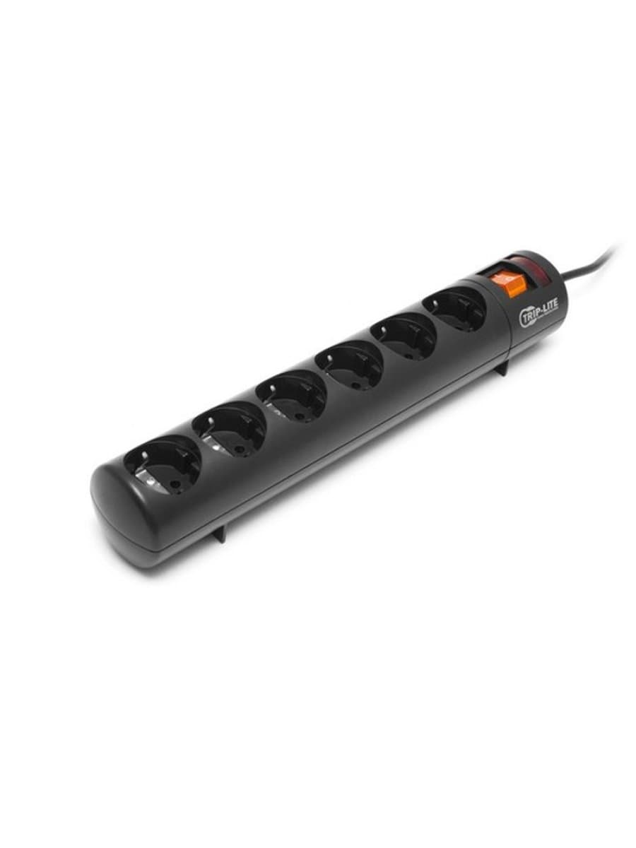 Сетевой фильтр Trip-lite GR16-1379T, 6 розеток, 1.5 метров, 220-240В, 13A, картонная коробка, чёрный