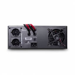 Инвертор SVC DI-1200-F-LCD, мощность 1200ВА/1000Вт, Вход 12В и/или 220В, выход 220В (Чистая синусоида на выходе), диапазон работы AVR: 145-270В, USB-порт, Функция заряда батарей 20A, Чёрный