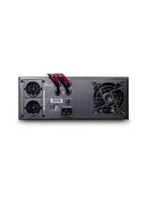 Инвертор SVC DI-1200-F-LCD, мощность 1200ВА/1000Вт, Вход 12В и/или 220В, выход 220В (Чистая синусоида на выходе), диапазон работы AVR: 145-270В, USB-порт, Функция заряда батарей 20A, Чёрный