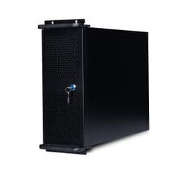 Компьютерный корпус с салазками Delux DLC-MU415, ATX, 19" 4U, 55*43*17,6 см, салазки DLA-419, Чёрный, Без Б/П, Заводская Сборка (Оригинал)