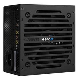 Блок питания Aerocool VX PLUS 600, 600W, ATX, None-PFC, 20+4pin, 4+4pin, 4*Sata, 3*Molex, 1*FDD, 2*PCI-E 6+2pin, Вентилятор 12см, кабель питания, Чёрный