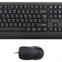 Комплект Клавиатура + Мышь Delux DLD-6220OUB, Оптическая Мышь, USB, 1000-3200DPI, Длина кабеля 1,6 метра, Кол-во стандартных клавиш 104, Анг/Рус/Каз, Чёрный