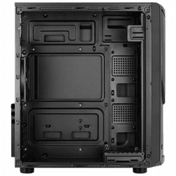 Компьютерный корпус Aerocool Tomahawk-S-BK-v2, ATX/Micro ATX, USB 2*2.0, HD-Audio+ Mic, Высота процессорного кулера до 167мм, Длина VGA до 324мм, 1*3.5"/4*2.5", Толщина 0,5мм, 440,5x202x399m, Без Б/П, Черный