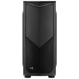 Компьютерный корпус Aerocool Tomahawk-S-BK-v2, ATX/Micro ATX, USB 2*2.0, HD-Audio+ Mic, Высота процессорного кулера до 167мм, Длина VGA до 324мм, 1*3.5"/4*2.5", Толщина 0,5мм, 440,5x202x399m, Без Б/П, Черный