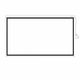 Экран моторизированный (с пультом Д/У) Deluxe DLS-ERC240x135W, Настенный/потолочный, Рабочая поверхность 232x127, 16:9, Matt white, белый