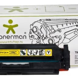Картридж Europrint EPC-CF412A, Жёлтый, Для принтеров HP LaserJet Pro M377/M452/M477, 2300 страниц.