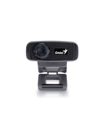Веб-Камера Genius FaceCam 1000X, USB 2.0, 1280x720, 1.0Mpx, Микрофон, Крепление: зажим, Чёрный
