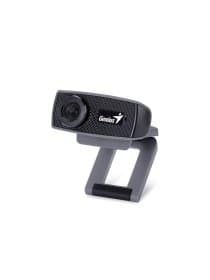 Веб-Камера Genius FaceCam 1000X, USB 2.0, 1280x720, 1.0Mpx, Микрофон, Крепление: зажим, Чёрный