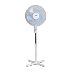 Вентилятор SVC AFF-1640, Напольный, Площадь обдува: 20м2, мощность: 40Вт, Диаметр: 16", Количество скоростей: 3, Автоповорот, Регулировка наклона и высоты, Количество лопастей: 5, белый