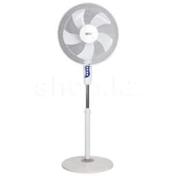 Вентилятор SVC AFN-1640, Напольный, Площадь обдува: 20м2, мощность: 40Вт, Диаметр: 16", Количество скоростей: 3, Автоповорот, Регулировка наклона и высоты, Круглое основание, Количество лопастей: 5, белый