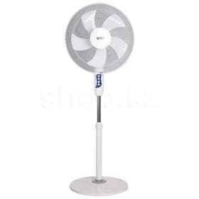 Вентилятор SVC AFN-1640, Напольный, Площадь обдува: 20м2, мощность: 40Вт, Диаметр: 16", Количество скоростей: 3, Автоповорот, Регулировка наклона и высоты, Круглое основание, Количество лопастей: 5, белый