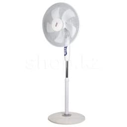 Вентилятор SVC AFN-1640, Напольный, Площадь обдува: 20м2, мощность: 40Вт, Диаметр: 16", Количество скоростей: 3, Автоповорот, Регулировка наклона и высоты, Круглое основание, Количество лопастей: 5, белый