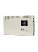 Стабилизатор (AVR) SVC W-5000, мощность 5000ВА/5000Вт, LED-дисплей, диапазон работы AVR: 140-260В, Вых.: 220В+/-7%, клеммная колодка, Габариты: 380*234*105, белый