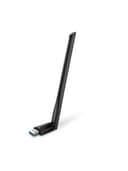 USB-адаптер TP-Link Archer T3U Plus, 802.11b/g/n 2,4 ГГц, 802.11a/n/ac 5 ГГц, 5 ГГц:11ac: до 867 Мбит/с, 2,4 ГГц: 11n: до 400 Мбит/с, USB 3.0, 1 внешняя антенна с высоким коэффициентом усиления