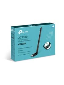 USB-адаптер TP-Link Archer T3U Plus, 802.11b/g/n 2,4 ГГц, 802.11a/n/ac 5 ГГц, 5 ГГц:11ac: до 867 Мбит/с, 2,4 ГГц: 11n: до 400 Мбит/с, USB 3.0, 1 внешняя антенна с высоким коэффициентом усиления