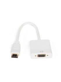 Переходник SHIP SH-CHVL, HDMI Male на VGA Female, Пол. пакет, белый