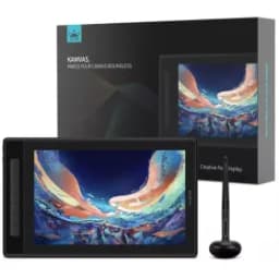 Графический планшет/монитор Huion Kamvas Pro 13 (2.5K) (GT1302), 13.3", Разрешение 2560х1600, Яркость 220cd/m2, Матрица IPS, 5080 lpi, Чувствительность к нажатию 8192, Интерфейс USB